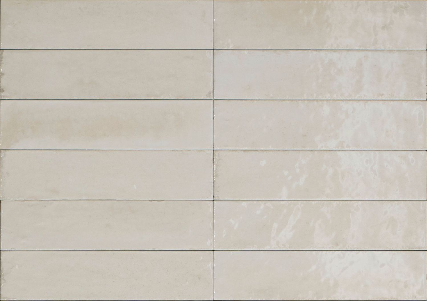Look Lino Porcelain Gloss Tile 6x24cm, Colour: Lino 6x24 - 0.51m2 per box