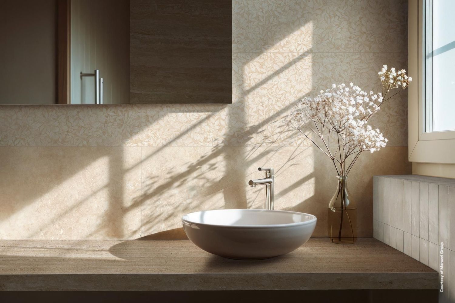Ragno 60x120cm Travertino 3D Vein Bianco