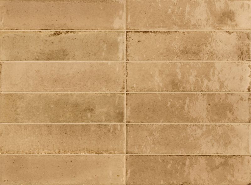 Look Beige Porcelain Gloss Tile 6x24cm