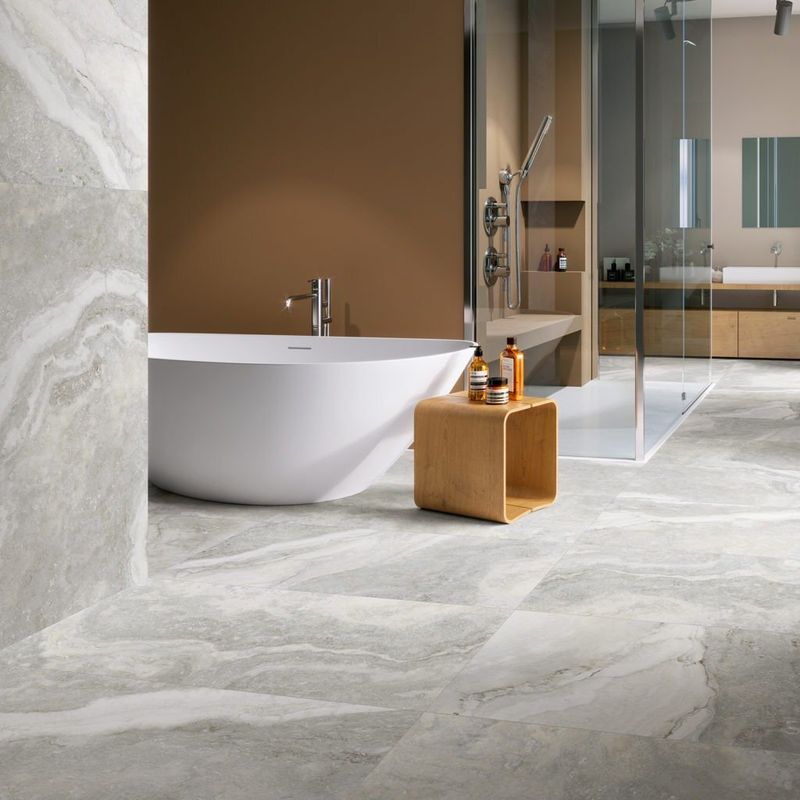 Caracalla Silver 59.2x59.2cm Porcelain Tiles