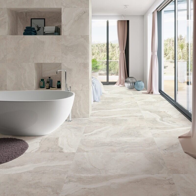 Caracalla Bianco 59.2x59.2cm Porcelain Tiles