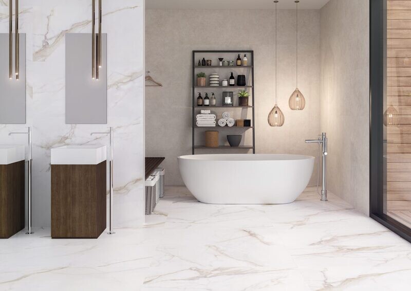 Diamond Gold 60x60cm Matt Marble Porcelain