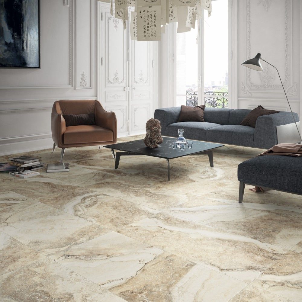 Caracalla Beige 59.2x59.2cm Porcelain Tiles