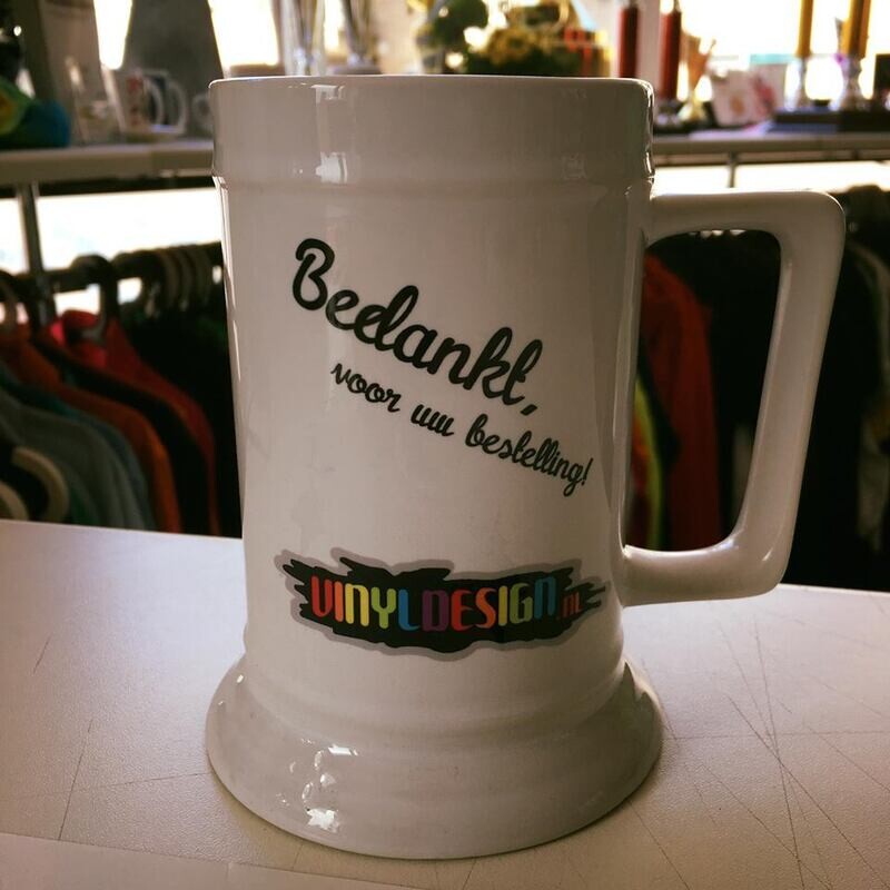 Bierpul met eigen design
