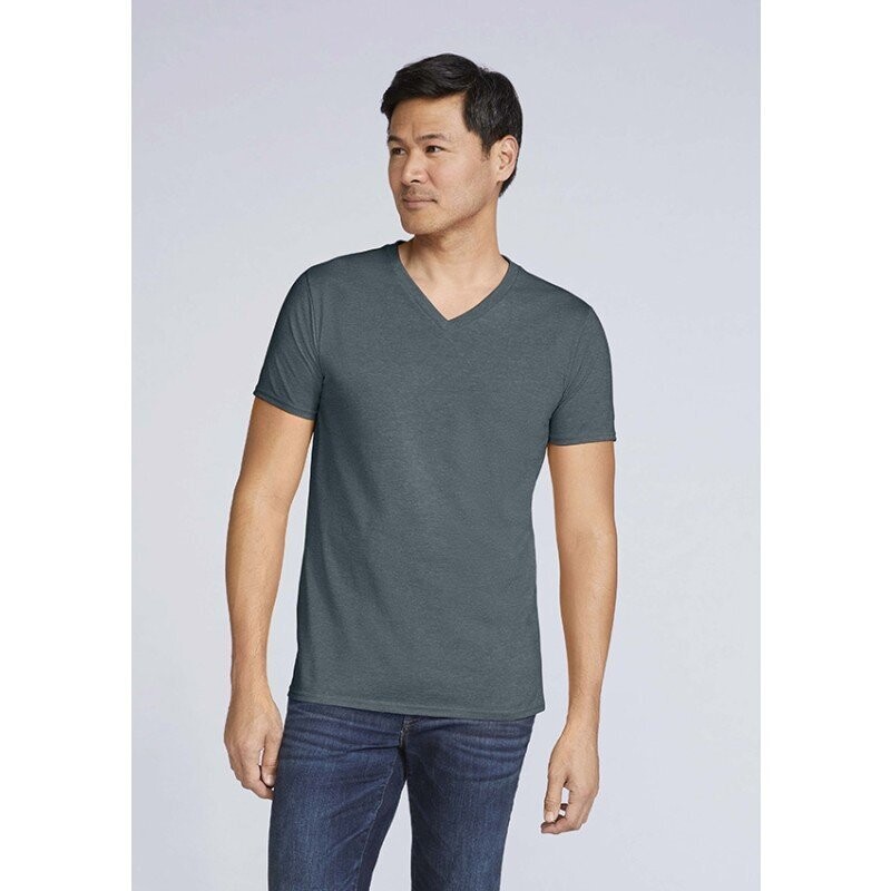 V-hals T-shirt Softstyle Gildan