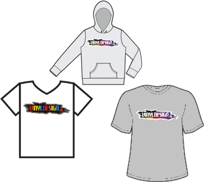Kleding met/zonder bedrukking