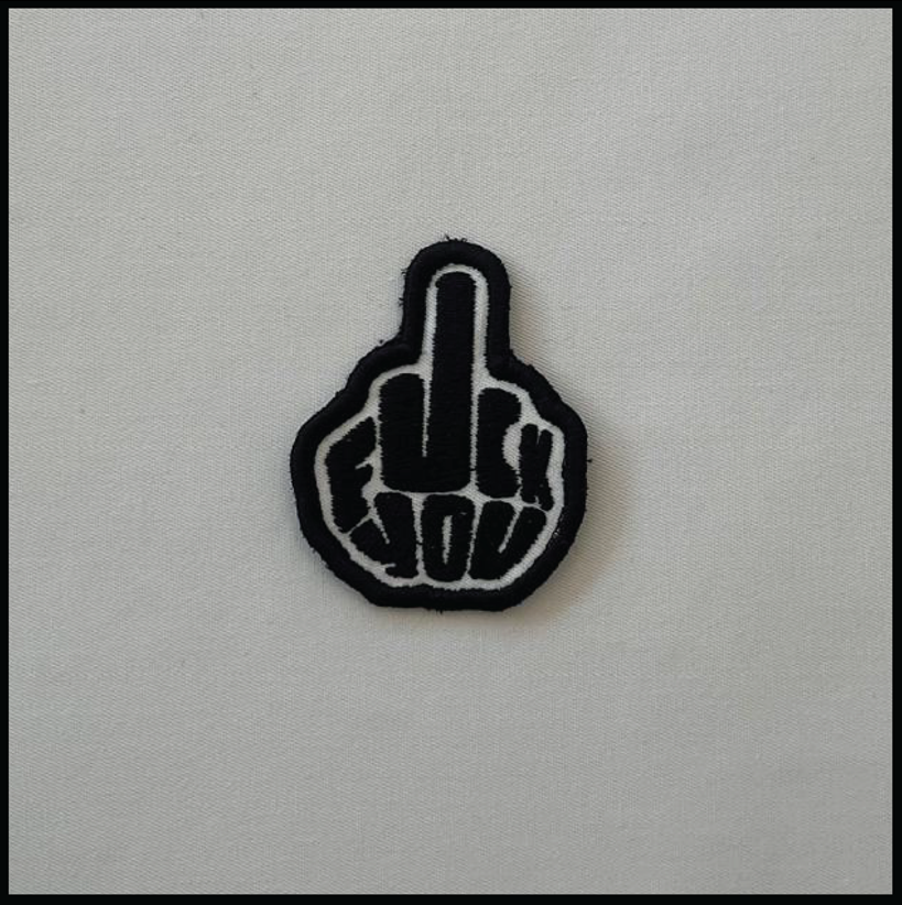 F#ck you   49x60mm
