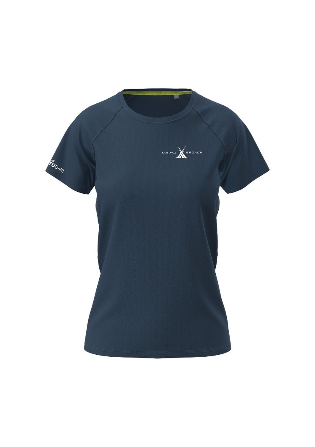 Broach Sportshirt met borst, mouw en ruglogo