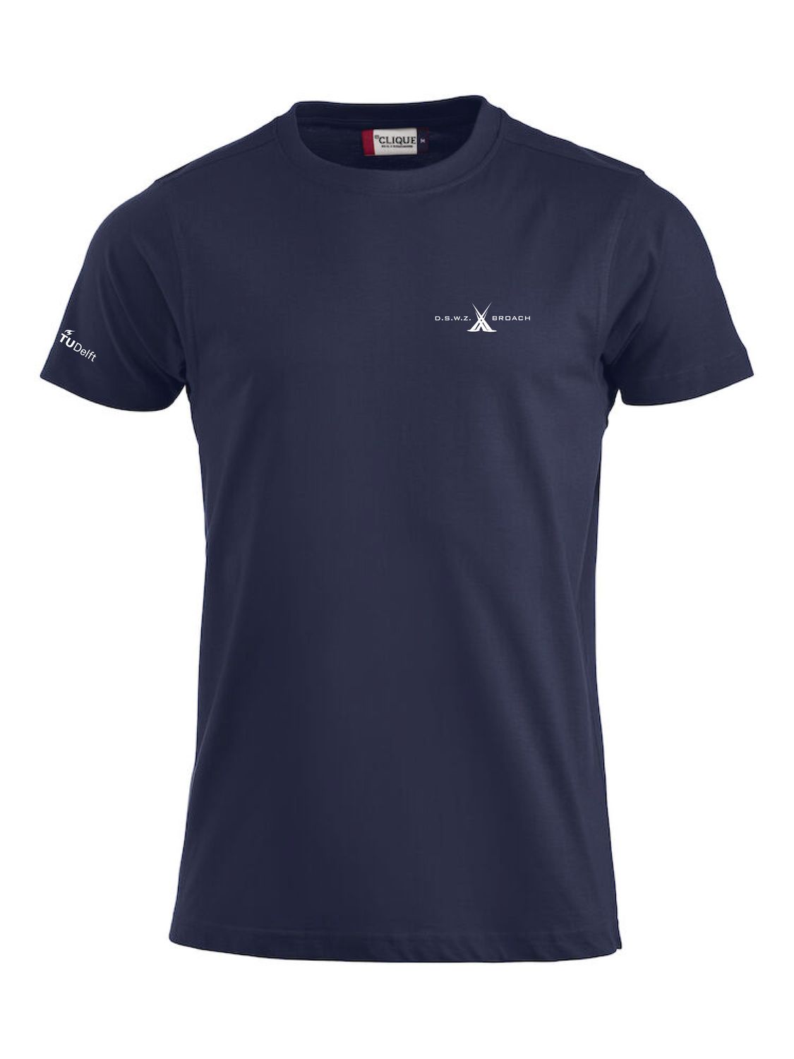 Broach Premium T-shirt met borst, mouw en ruglogo