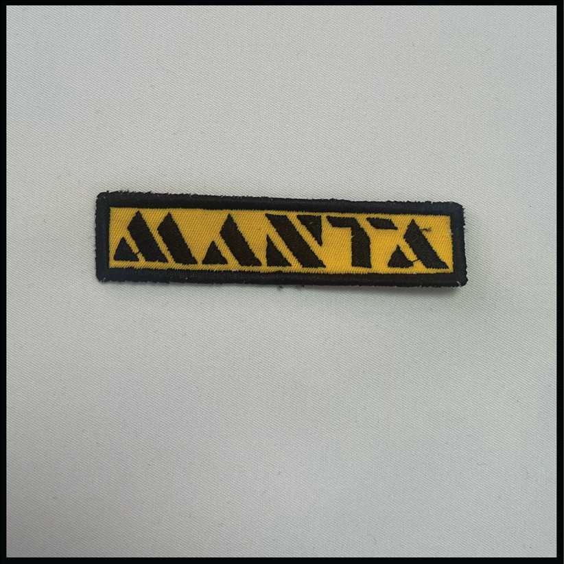 Manta zwart-geel  95x24mm