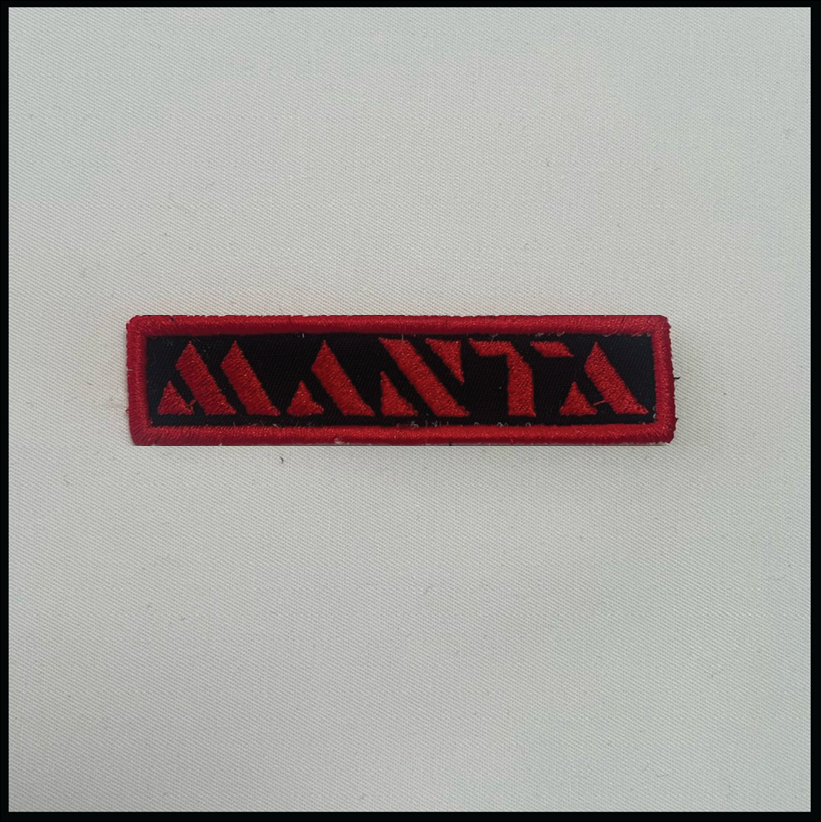 Manta rood-zwart  95x24mm