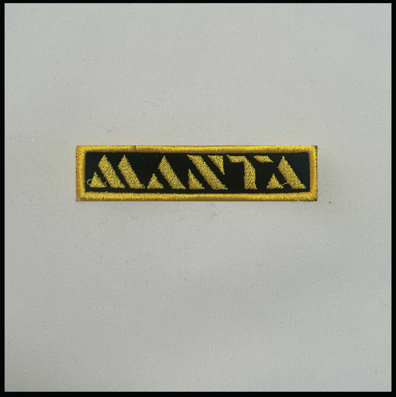 Manta geel-zwart  95x24mm