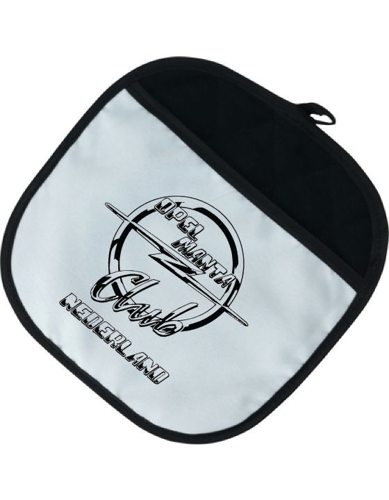 Pannenlap met Opel Manta Nederland Club logo