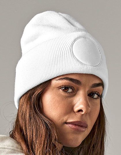 Round Patch Beanie