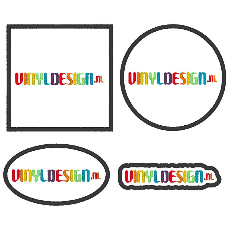 Badge op maat Max. 8x8 cm Badge op maat Max. 8x8 cm