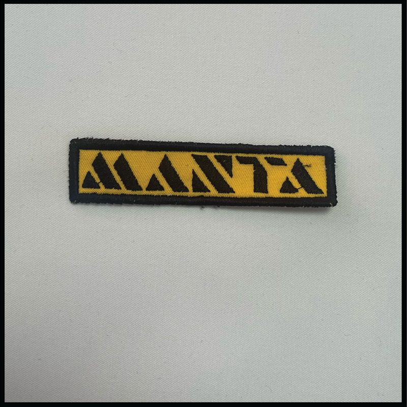 Manta zwart-geel  95x24mm