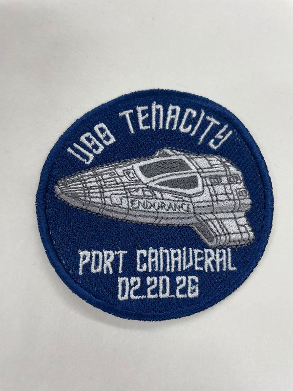 Mission 2026 badge 90x50mm (3,35" wide)