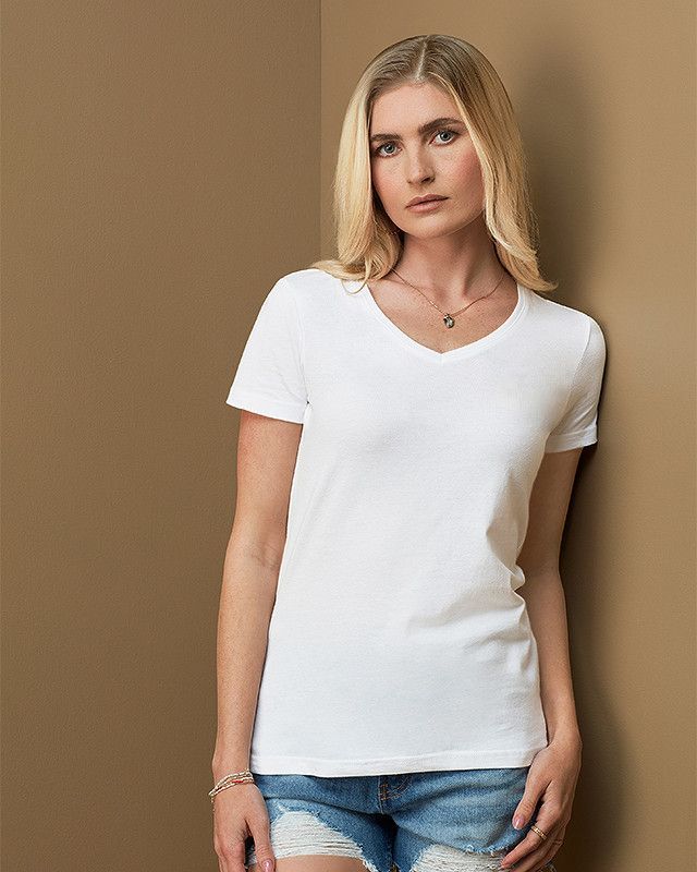 Stedman T-shirt Classic V-hals Dames