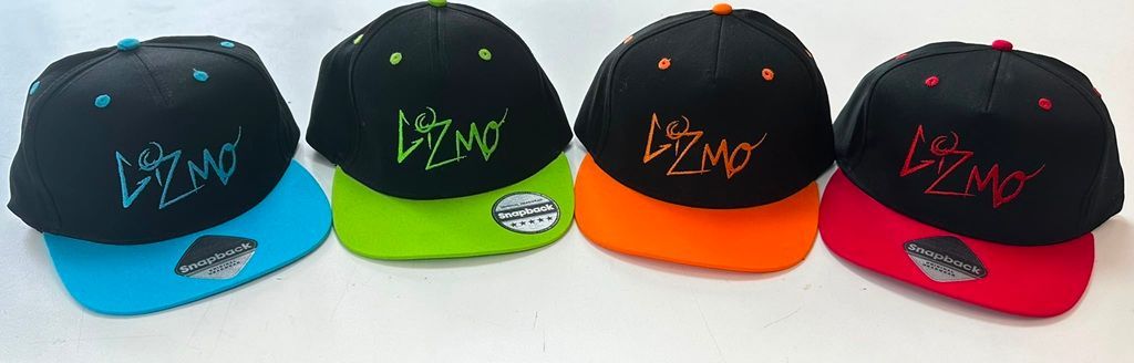 "Gizmo Tag Colours" 5 Panel Contrast Snapback met borduring