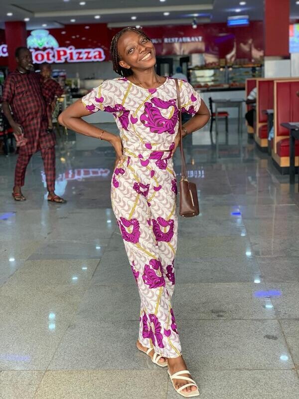 Pretty Ankara Junk Suit