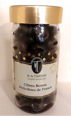 FRENCH PICHOLINE BLACK OLIVES