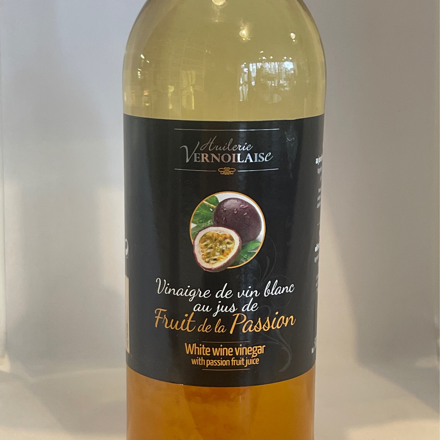 WHITE WINE VINEGAR WITH PASSIONFRUIT JUICE 500ML New fine foods The French Providore