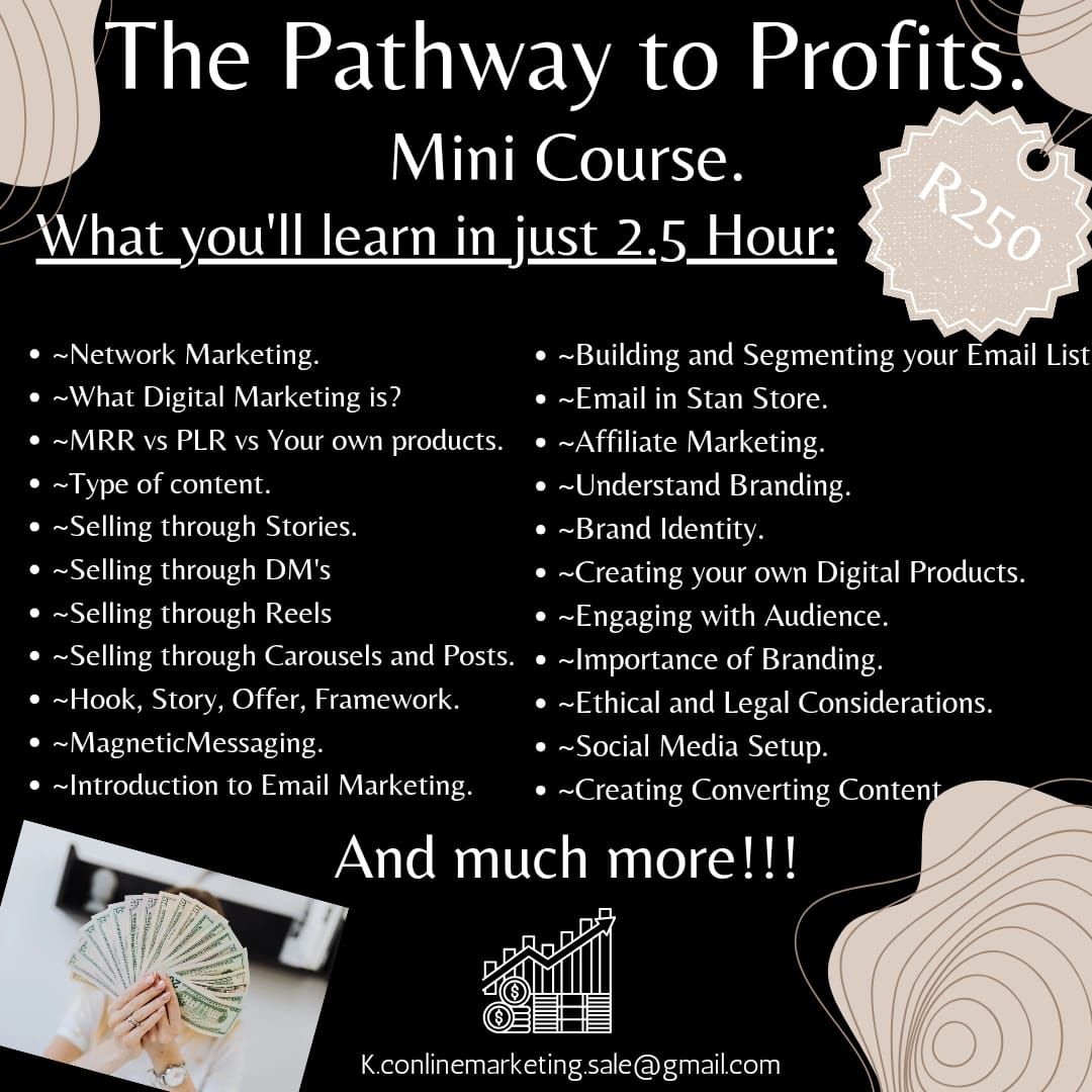 The Pathway to Profits - Mini Course