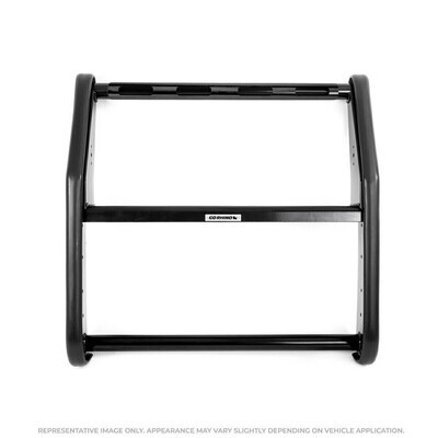 GO RHINO 5297-4L61 LR Series Push Bumper - Steel, Semi-Gloss Black - 4-Light - Whelen ION-fits 2021-2023 Ford F-150 Police Responder