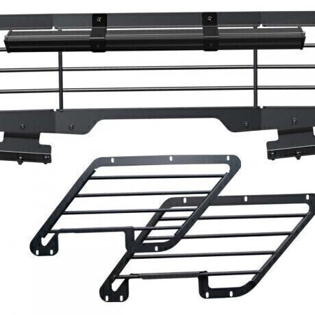 SETINA WK0040ITU20 Window Barrier VS 3-Piece Set Side Windows &amp; Rear Hatch Steel Horizontal Rear Cargo Compartment For 2020-2023 Ford Police Interceptor Utility