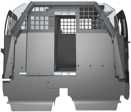 SETINA CK2052ITU12-10 Ultimate K9 2 K9 Exit points 2: Drivers side &amp; Between Front Seats Prisoner Passenger Side Exit Fits 2012-2019 Ford Interceptor Utility