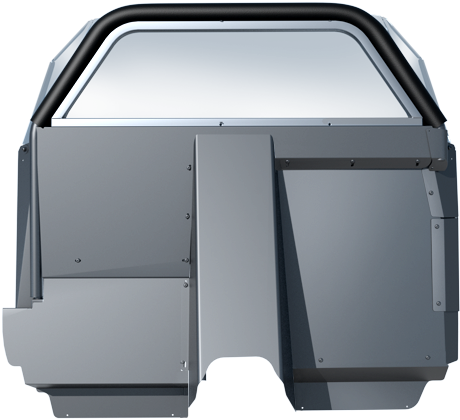 SETINA PK1138DUR11 #6XL Stationary Window Coated Polycarbonate XL Panel Partition Fits 2015-2023 Dodge Durango
