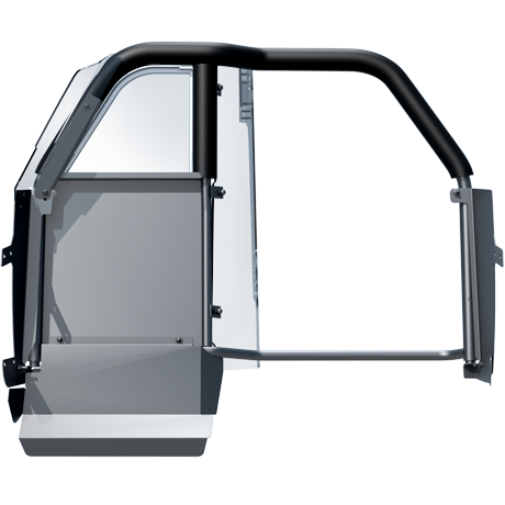 SETINA 1K0573CGR11FSR SPT Single Prisoner Transport #6S  Stationary Window Coated Polycarbonate Fits 2015-2023 Dodge Charger
