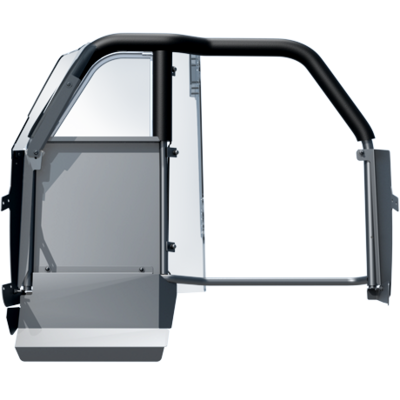 SETINA 1K0573CGR11FSR SPT Single Prisoner Transport #6S Stationary Window Coated Polycarbonate Fits 2015-2023 Dodge Charger