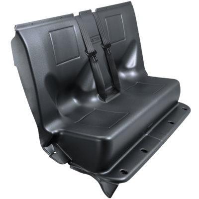 SETINA QK0634DUR11 Full REPLACEMENT Transport SeatTPO Plastic With Center Pull Seat Belts Fits 2015-2023 Dodge Durango