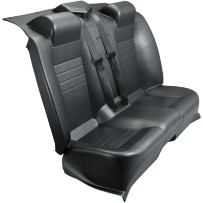 SETINA QK0494CGR11 Full COVER Transport SeatTPO PlasticWith Center Pull Seat Belts Fits 2015-2023 Dodge Charger