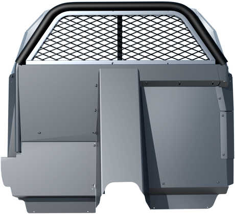 SETINA PK1140DUR11 #7XL Stationary Window Vinyl Coated Expanded Metal PartitionXL Panel Partition Fits 2015-2023 Dodge Durango