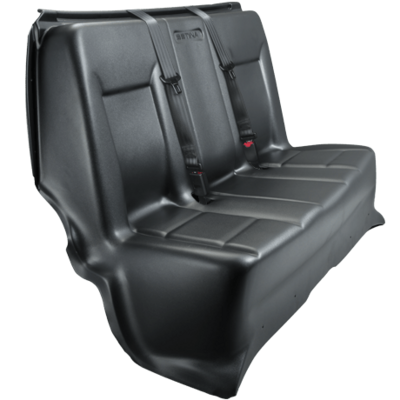SETINA QK0494TAH15 Full COVER Transport SeatTPO PlasticWith Center Pull Seat Belts Fits 2015-2020 Chevy Tahoe