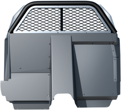 SETINA PK1166TAH21 #7XL Stationary Window Vinyl Coated Expanded Metal PartitionXL Panel Partition Fits 2021-2023 Chevy Tahoe