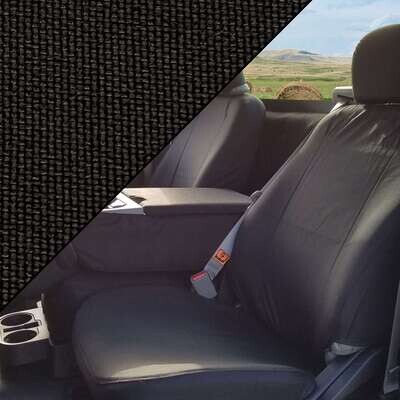 TIGERTOUGH T62114BLK Tactical Seat Covers for Chevy Silverado Trucks-Black