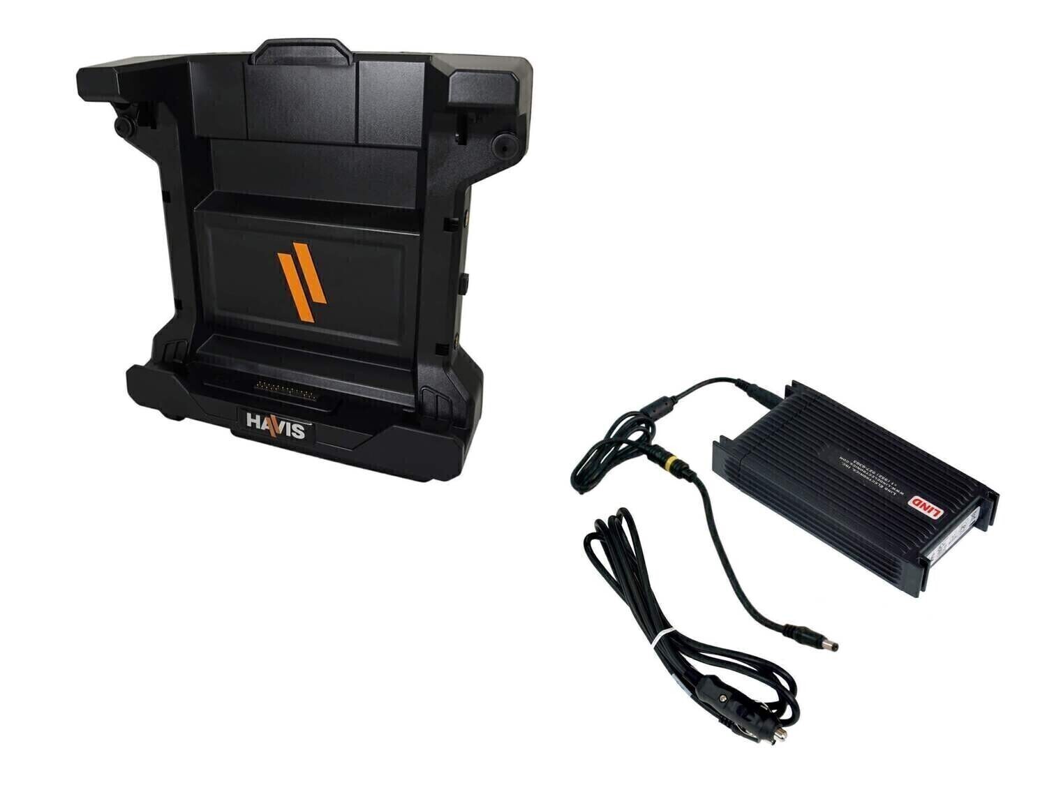 HAVIS DS-DELL-608-2 Docking Station with Standard Electronics, Dual  Pass-Thru Antenna Connections, and External Power Supply for Dell Latitude  Rugged 12
