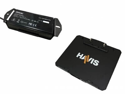 HAVIS DS-GTC-1006  Cradle (No Dock) And LPS-140 (120W Vehicle Power Supply With LPS-208) For Getac K120 Convertible Laptop