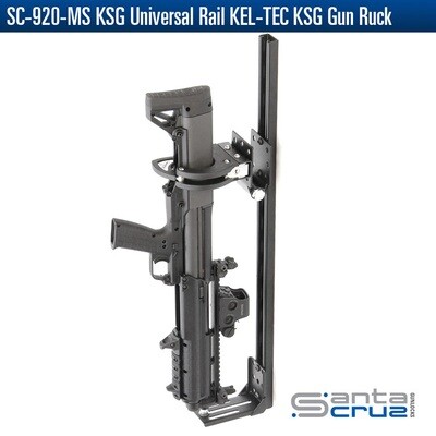 SANTA CRUZ GUNLOCKS SC-920-MS/KSG Universal Rail Muzzle Down Shotgun Or Ksg Rack W/Sc-6 Xl Lock