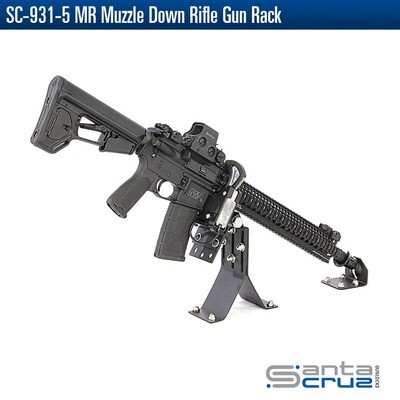 SANTA CRUZ GUNLOCKS SC-931-5-MR Muzzle Down Rifle Gun Rack