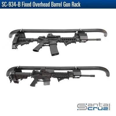 SANTA CRUZ GUNLOCKS SC-934-5-A Rapid-Adjust Universal Overhead Gun Rackwith Sc-6 Xl Lock