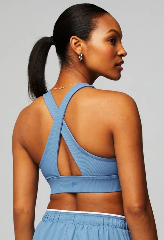 Oasis Rib twist medium impact sport bra