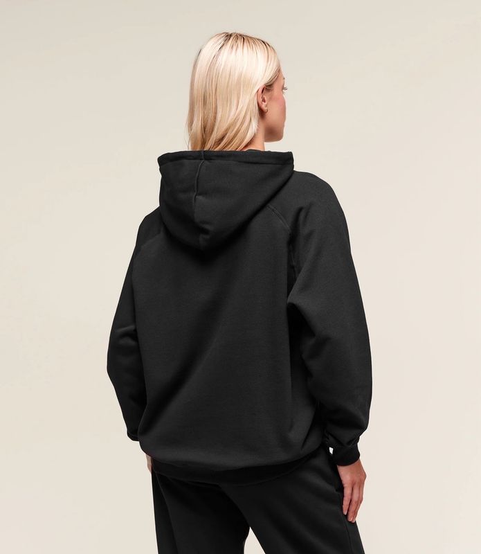 Training Oversized Fleece Hoodie - Black