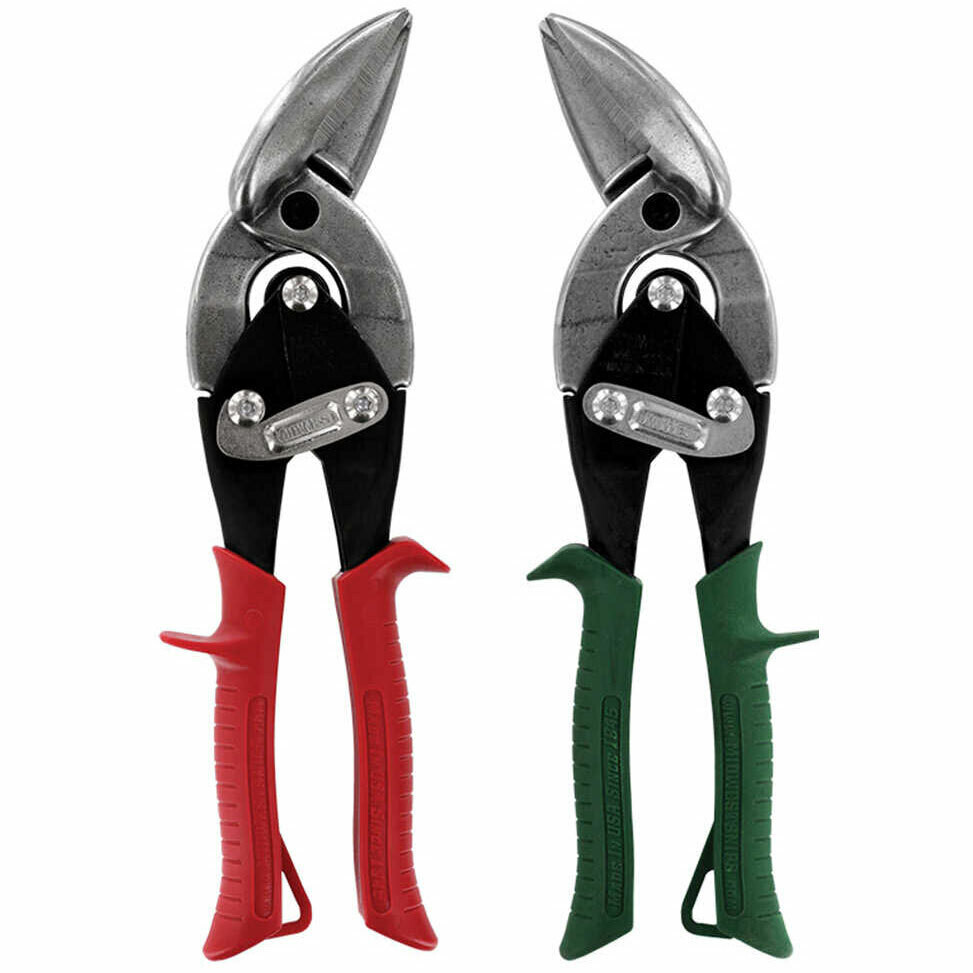 Midwest Snips MWT-6510C Offset - Forged Aviation Snip - Two Piece Set