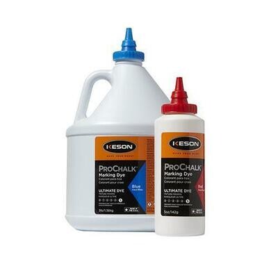 Keson 103RD 3 Lb Red Chalk Dye - Waterproof Permanent