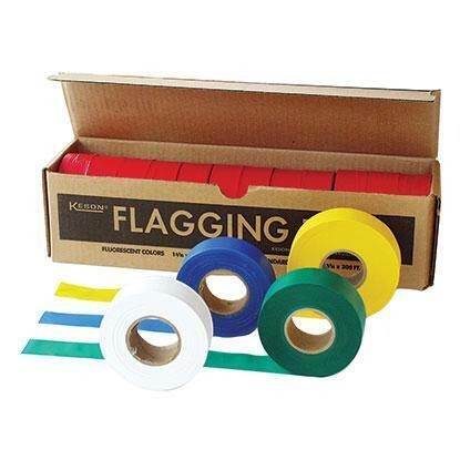 Keson FTY Yellow  Flagging Tape (1 3-16'' X 300')