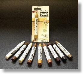 HF Staples Wood Tone Putty Pencils Early American